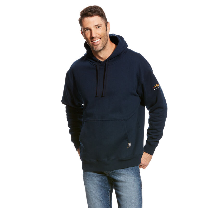 Ariat Hoodie Herren - Rebar Workman Navy ( HQAJU-5298 )
